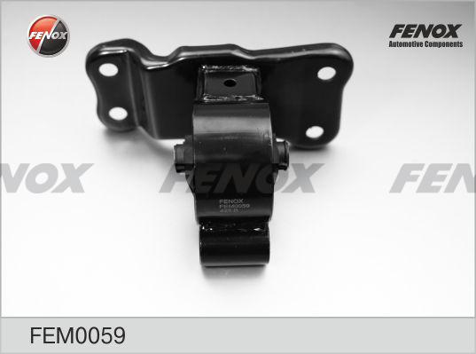 Fenox FEM0059 - Подушка, підвіска двигуна autocars.com.ua