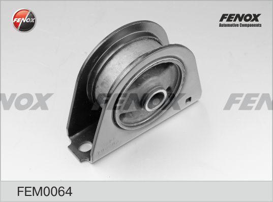 Fenox FEM0064 - Подушка, підвіска двигуна autocars.com.ua