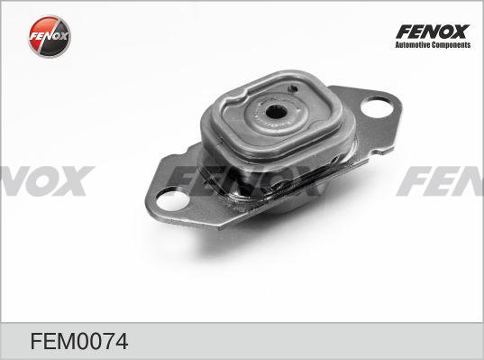 Fenox FEM0074 - Подушка, підвіска двигуна autocars.com.ua