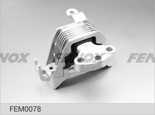 Fenox FEM0078 - Подушка, підвіска двигуна autocars.com.ua