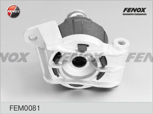 Fenox FEM0081 - Подушка, підвіска двигуна autocars.com.ua