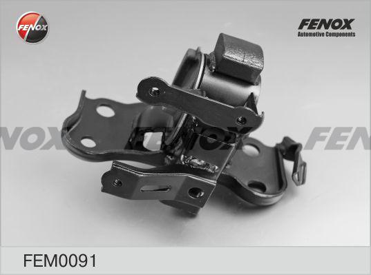 Fenox FEM0091 - Подушка, підвіска двигуна autocars.com.ua