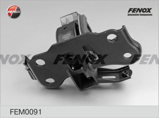 Fenox FEM0091 - Подушка, підвіска двигуна autocars.com.ua