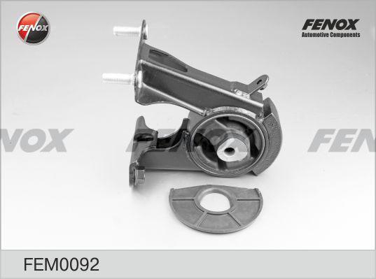 Fenox FEM0092 - Подушка, підвіска двигуна autocars.com.ua