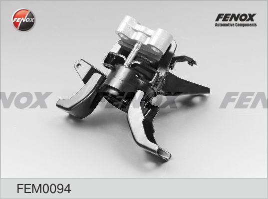 Fenox FEM0094 - Подушка, підвіска двигуна autocars.com.ua