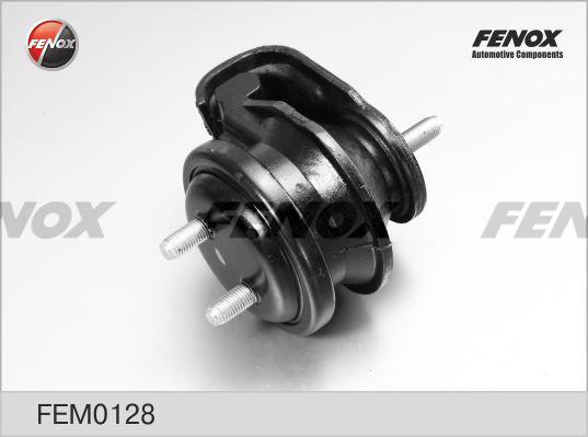 Fenox FEM0128 - Подушка, підвіска двигуна autocars.com.ua