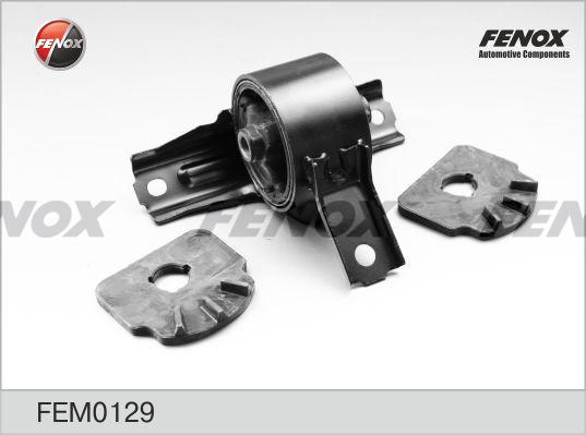 Fenox FEM0129 - Подушка, підвіска двигуна autocars.com.ua