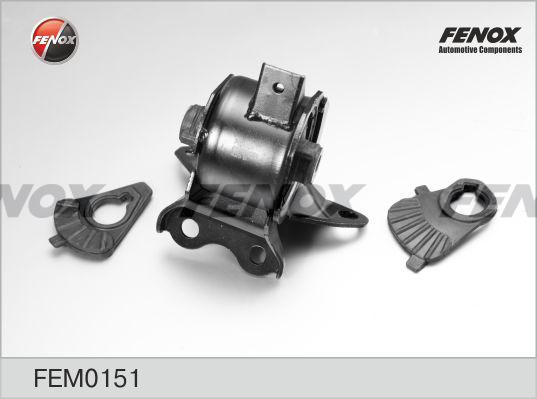 Fenox FEM0151 - Подушка, підвіска двигуна autocars.com.ua
