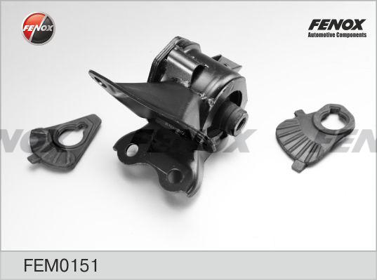 Fenox FEM0151 - Подушка, підвіска двигуна autocars.com.ua