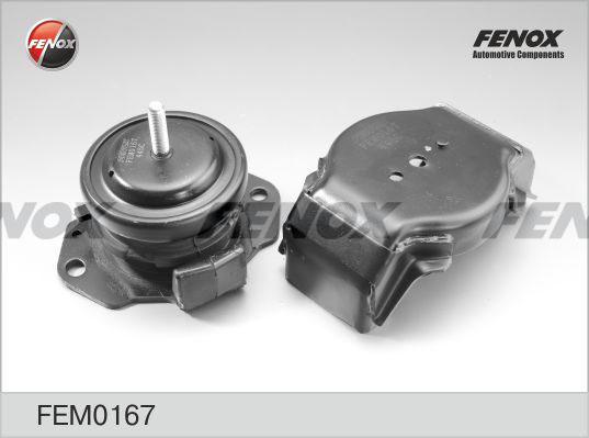 Fenox FEM0167 - Подушка, підвіска двигуна autocars.com.ua