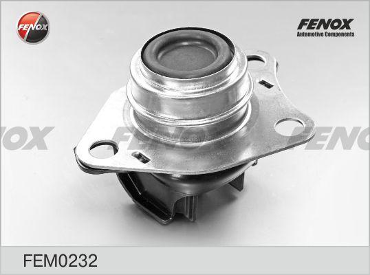 Fenox FEM0232 - Подушка, підвіска двигуна autocars.com.ua