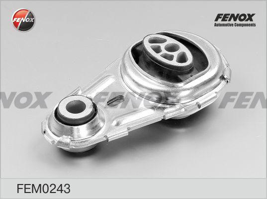 Fenox FEM0243 - Подушка, підвіска двигуна autocars.com.ua