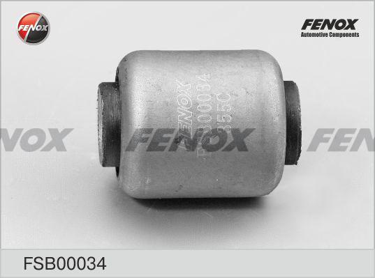 Fenox FSB00034 - Сайлентблок, важеля підвіски колеса autocars.com.ua