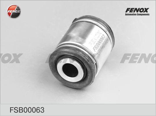 Fenox FSB00063 - Сайлентблок, рычаг подвески колеса autodnr.net