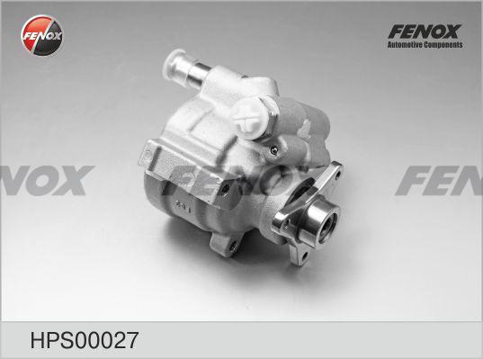 Fenox HPS00027 - Гідравлічний насос, рульове управління, ГУР autocars.com.ua