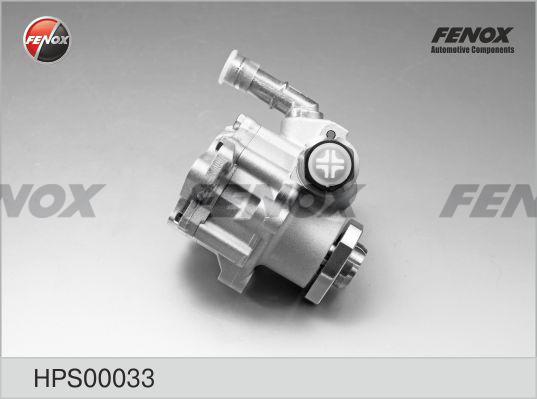 Fenox HPS00033 - Гідравлічний насос, рульове управління, ГУР autocars.com.ua