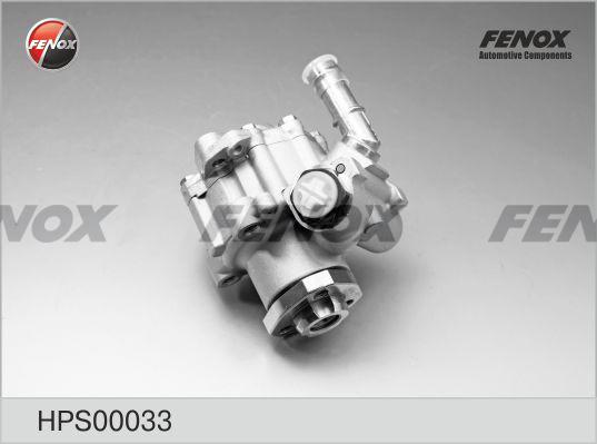 Fenox HPS00033 - Гидравлический насос, рулевое управление, ГУР avtokuzovplus.com.ua