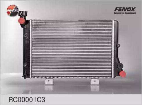 Fenox RC00001C3 - Радіатор, охолодження двигуна autocars.com.ua