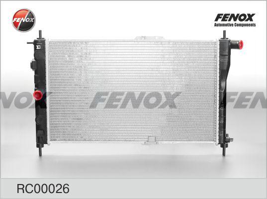 Fenox RC00026 - Радіатор, охолодження двигуна autocars.com.ua