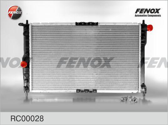 Fenox RC00028 - Радіатор, охолодження двигуна autocars.com.ua