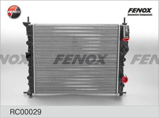 Fenox RC00029 - Радиатор охлаждения Dacia-Renault Logan autodnr.net