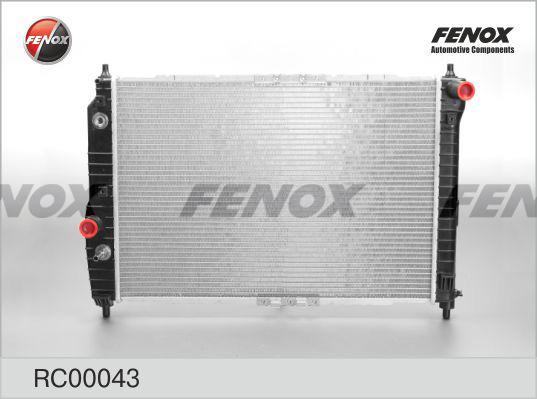 Fenox RC00043 - Радіатор, охолодження двигуна autocars.com.ua