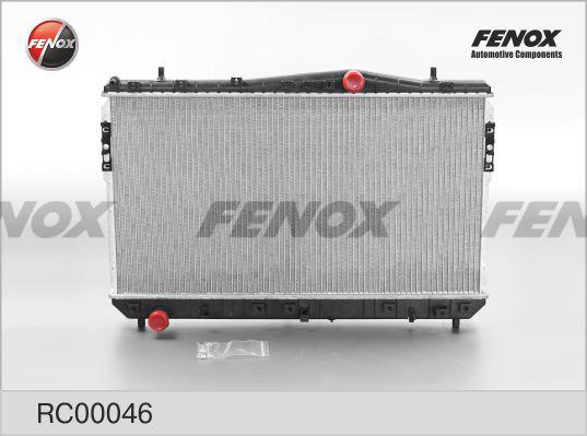 Fenox RC00046 - Радіатор, охолодження двигуна autocars.com.ua