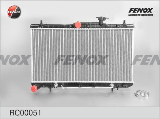 Fenox RC00051 - Радіатор, охолодження двигуна autocars.com.ua