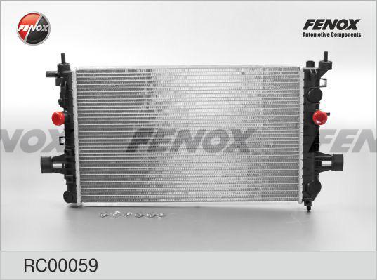 Fenox RC00059 - Радіатор, охолодження двигуна autocars.com.ua