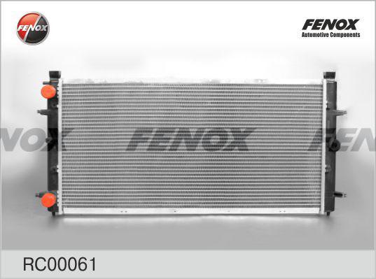 Fenox RC00061 - Радіатор, охолодження двигуна autocars.com.ua