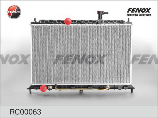 Fenox RC00063 - Радіатор, охолодження двигуна autocars.com.ua