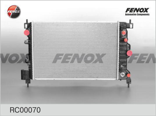 Fenox RC00070 - Радіатор, охолодження двигуна autocars.com.ua