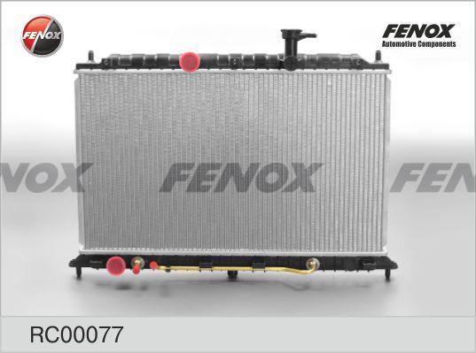 Fenox RC00077 - Радіатор, охолодження двигуна autocars.com.ua