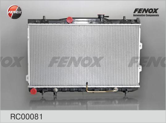 Fenox RC00081 - Радіатор, охолодження двигуна autocars.com.ua