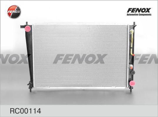 Fenox RC00114 - Радіатор, охолодження двигуна autocars.com.ua