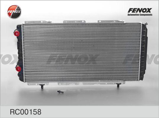 Fenox RC00158 - Радіатор, охолодження двигуна autocars.com.ua