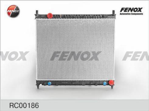 Fenox RC00186 - Радіатор, охолодження двигуна autocars.com.ua
