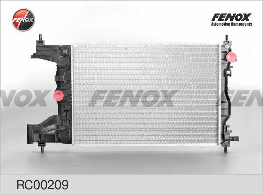 Fenox RC00209 - Радіатор, охолодження двигуна autocars.com.ua