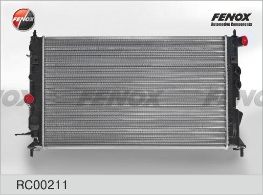 Fenox RC00211 - Радіатор, охолодження двигуна autocars.com.ua