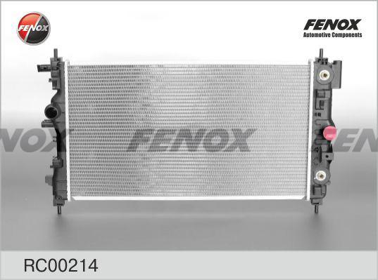 Fenox RC00214 - Радіатор, охолодження двигуна autocars.com.ua