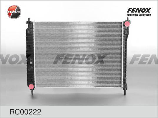 Fenox RC00222 - Радіатор, охолодження двигуна autocars.com.ua
