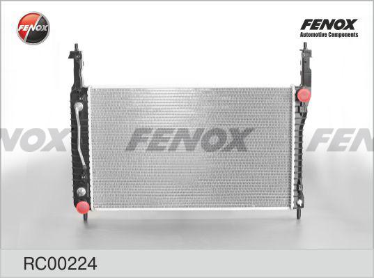 Fenox RC00224 - Радіатор, охолодження двигуна autocars.com.ua