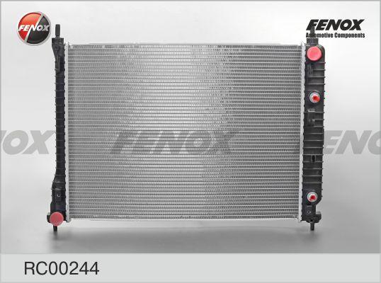 Fenox RC00244 - Радіатор, охолодження двигуна autocars.com.ua