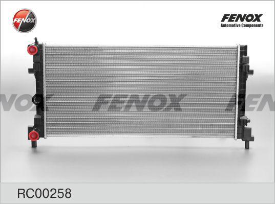 Fenox RC00258 - Радіатор, охолодження двигуна autocars.com.ua