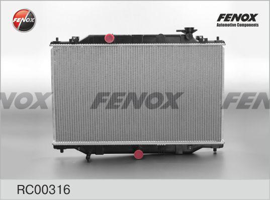 Fenox RC00316 - Радиатор, охлаждение двигателя avtokuzovplus.com.ua