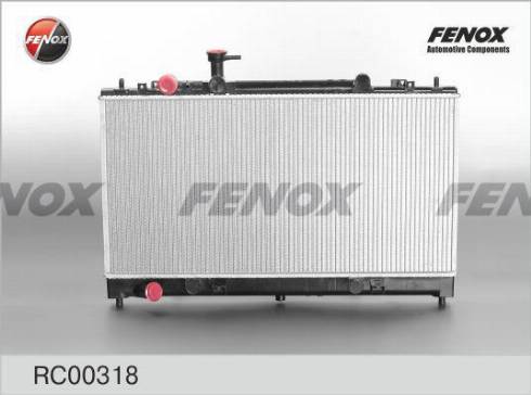 Fenox RC00318 - Радіатор, охолодження двигуна autocars.com.ua