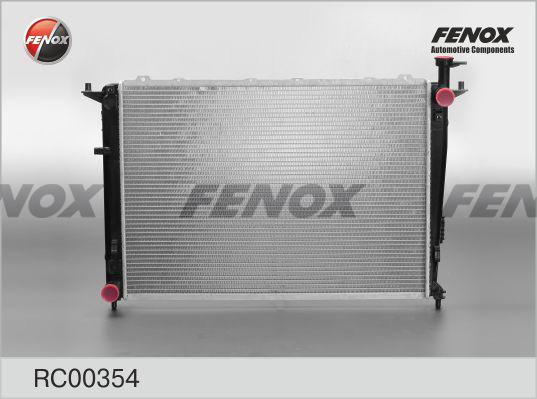 Fenox RC00354 - Радіатор, охолодження двигуна autocars.com.ua