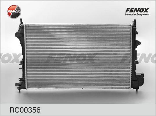 Fenox RC00356 - Радіатор, охолодження двигуна autocars.com.ua