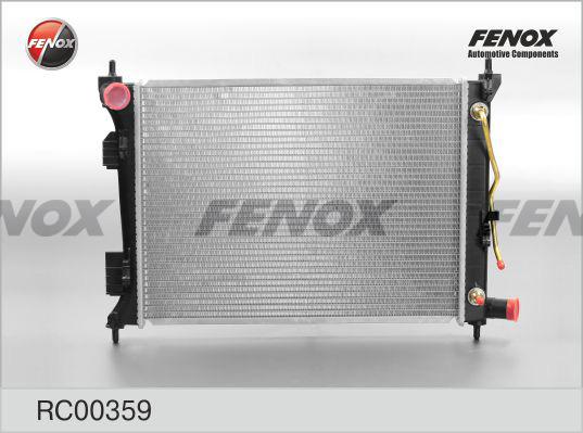 Fenox RC00359 - Радіатор, охолодження двигуна autocars.com.ua