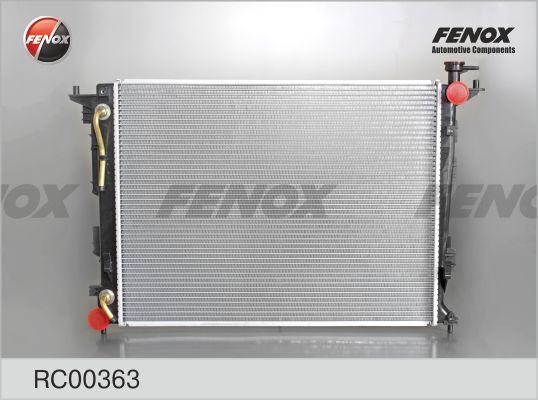 Fenox RC00363 - Радіатор, охолодження двигуна autocars.com.ua